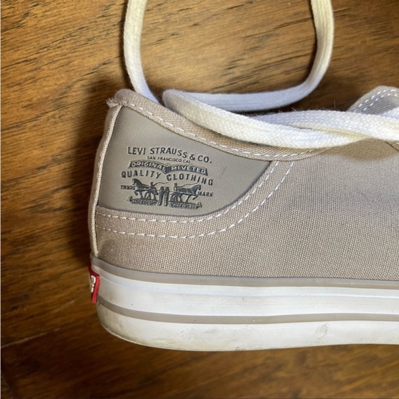 Levi Strauss Stan Buck Print Canvas Mens Sneakers 9 - Picture 3 of 7